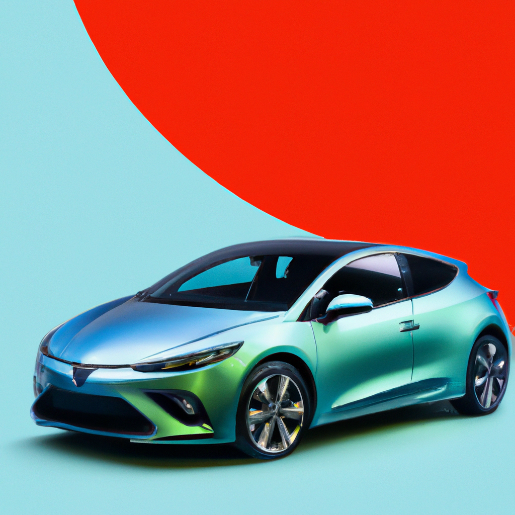 NeonMotor flagship coupe in studio lighting